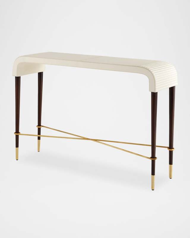 Nova Leather Console Table